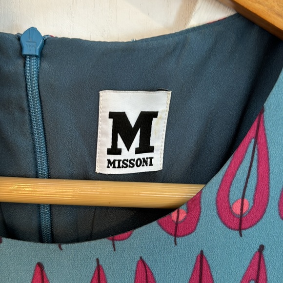 Missoni Vintage Silk Shift Dress - Picture 2 of 3